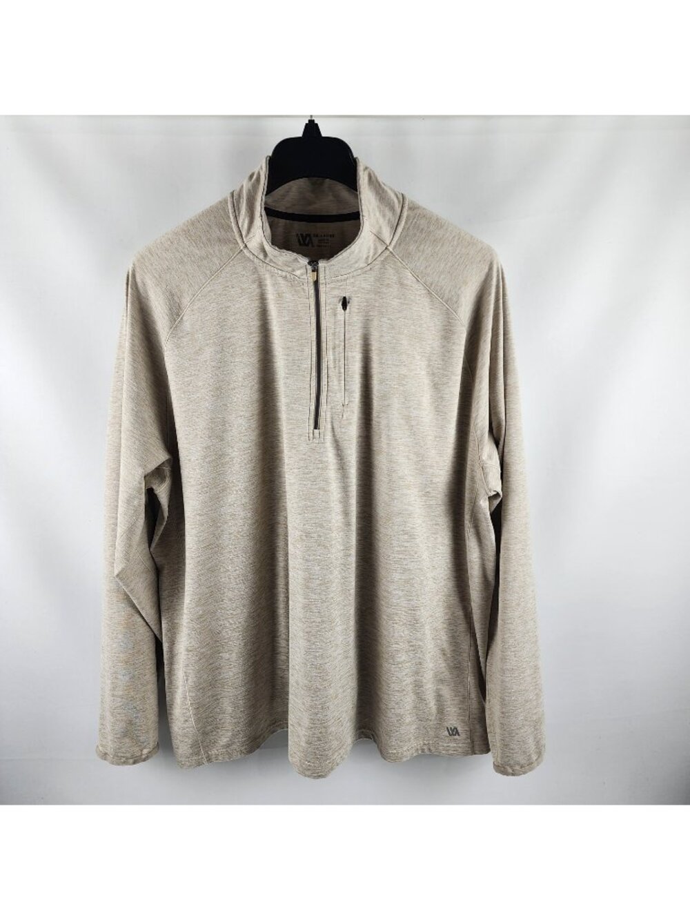 VRST Shirt Mens XXL Tan Accelerate Warm Breathable 1/4 Zip Pullover MAX200373N